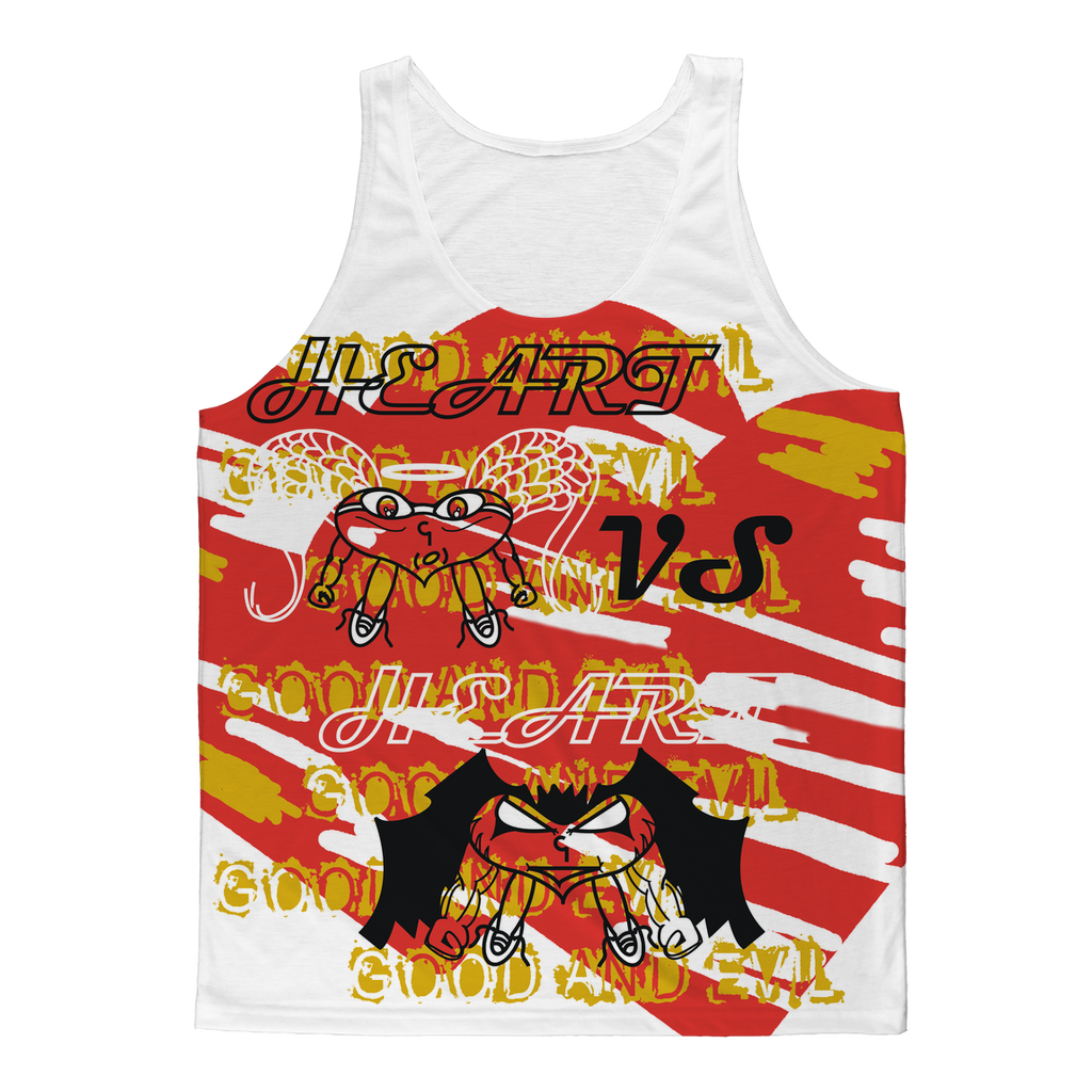 Heart Vs Heart Classic Sublimation Adult Tank Top
