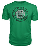 E St. City Of Champions Black and Silver Logo