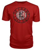 E St. City Of Champions Black and Silver Logo