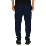 E St. Red Logo Joggers Navy