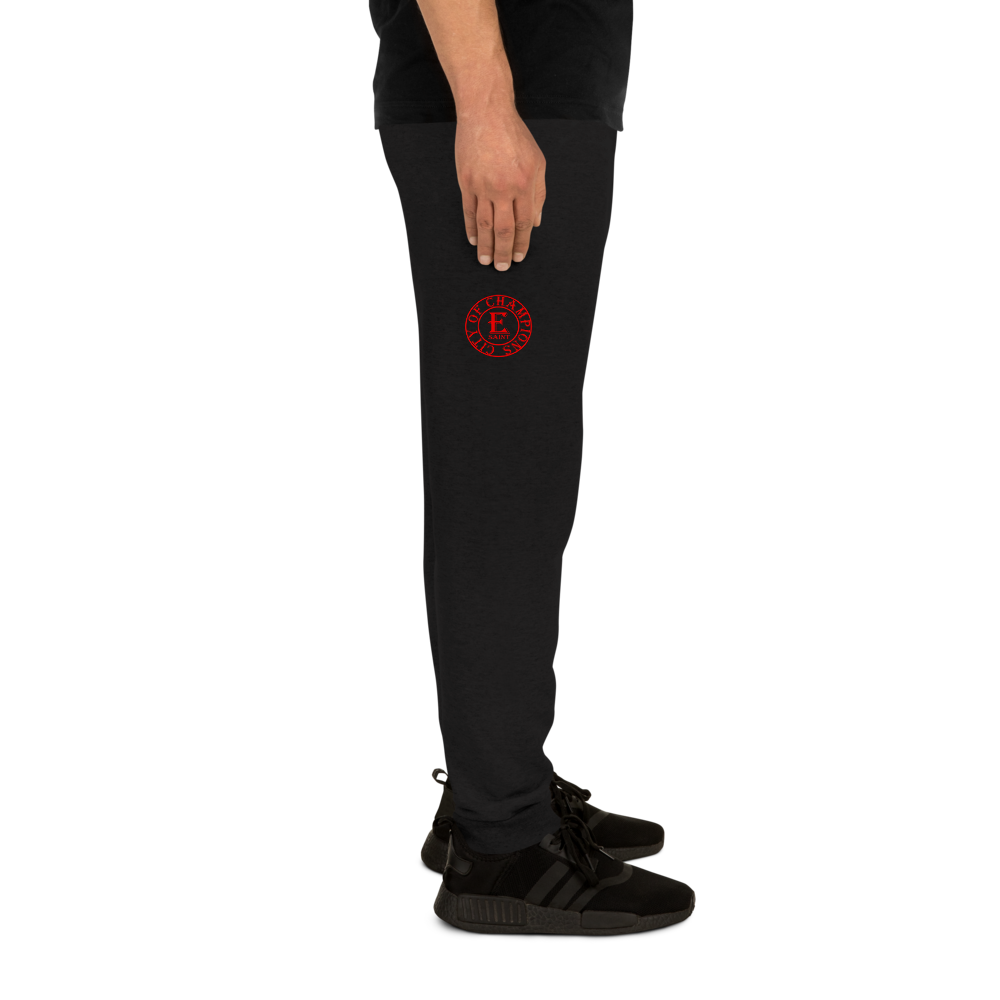 E St. Red Logo Joggers Navy