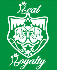 Real Royalty White Logo Design