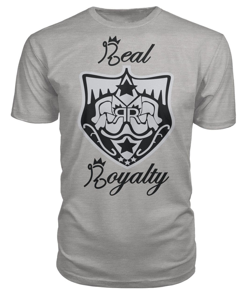 Real Royalty Silver & Black Logo T-Shirt