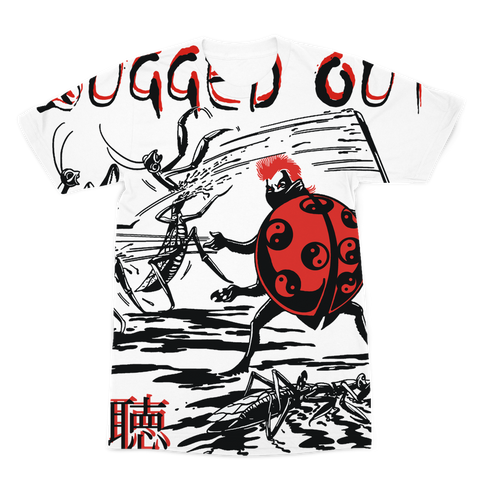 Bugged Out Lady Bug Premium Sublimation Adult T-Shirt