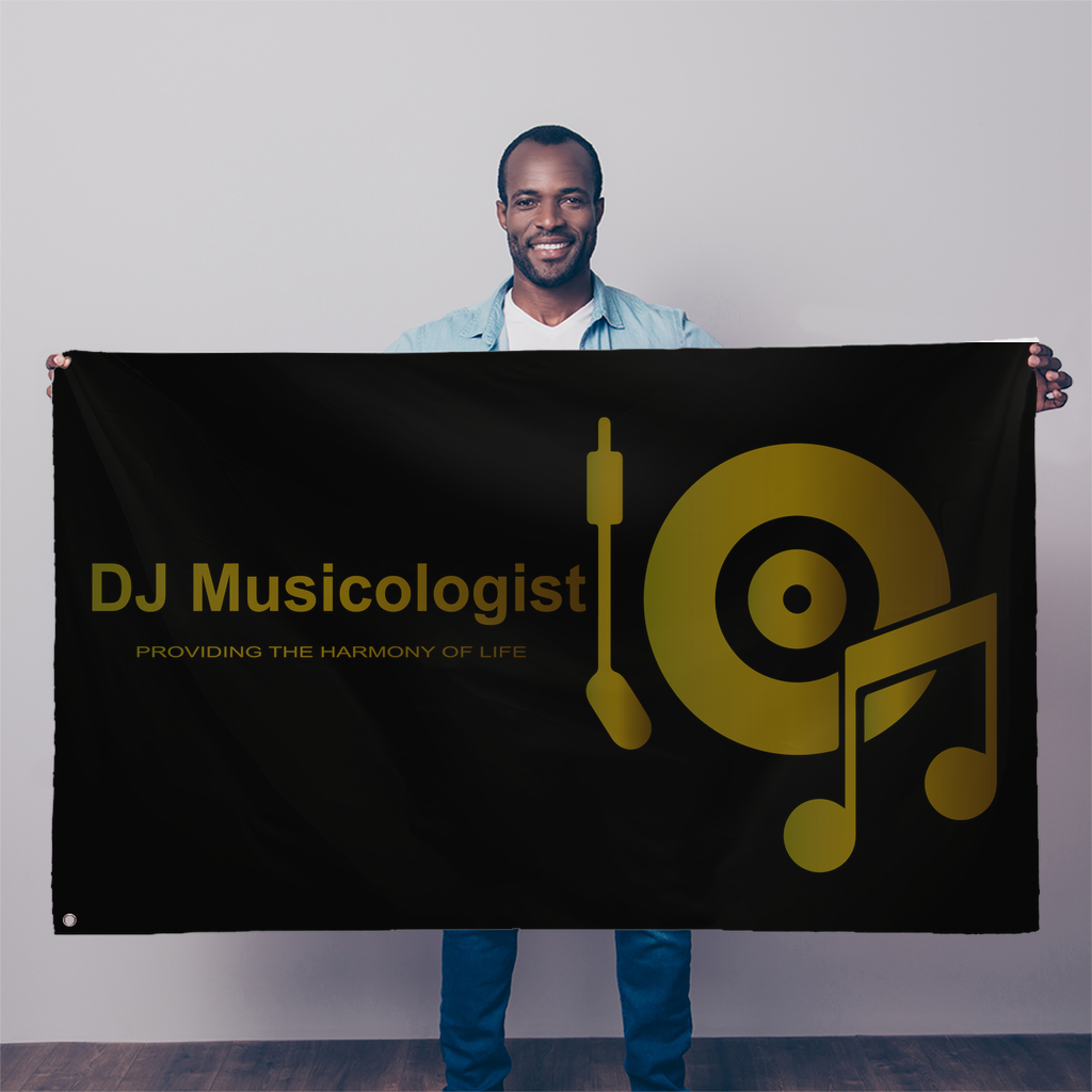 DJ Musicologist Sublimation Flag