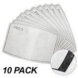 Replacement Mask Filters Activated Carbon Filter 10 Pack