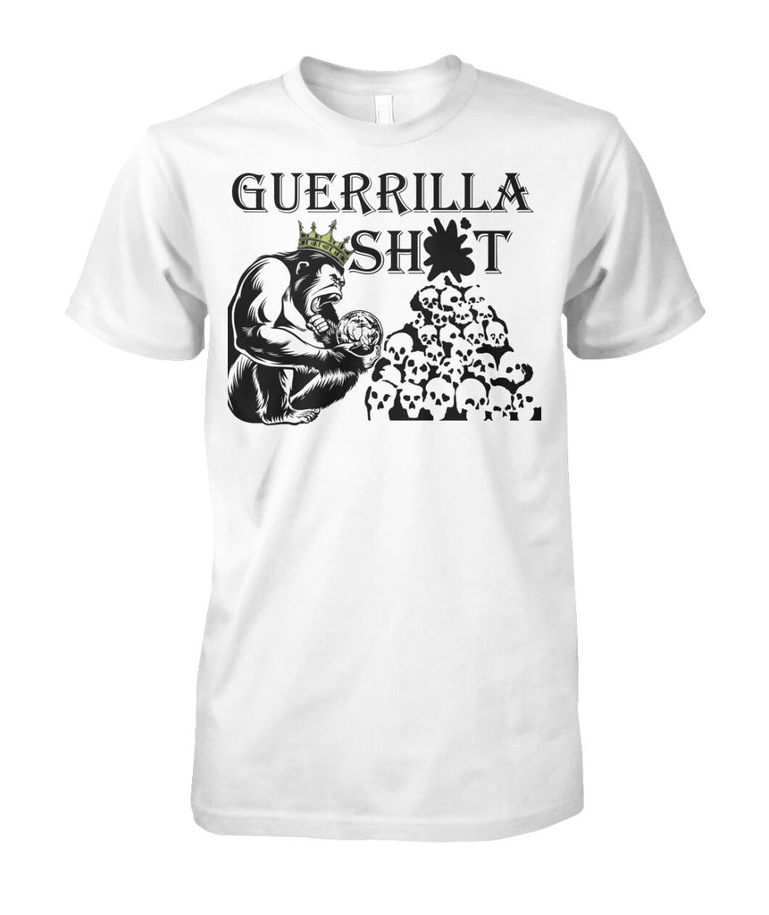 Guerrilla S White Short Sleeve T Unisex Cotton Tee
