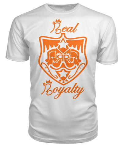 Real Royalty Orange Logo Short Sleeve T-Shirt