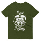 Real Royalty White Logo V-Neck T-Shirt