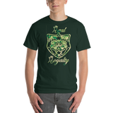 Real Royalty Green Fatigue Logo Design Short-Sleeve T-Shirt