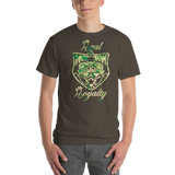 Real Royalty Green Fatigue Logo Design Short-Sleeve T-Shirt