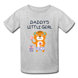 Dady's Little Girl BG/Bear - heather gray